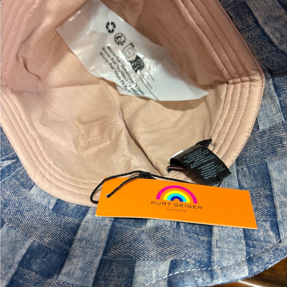 Kurt Geiger Kensington Textured Women's Bucket Hat - Picture 4 of 9
